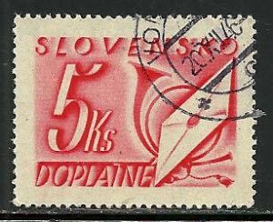 Slovakia # J37, Used. CV $ 2.25