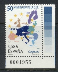 Spain 2007 EEC 50th Anniv. MUH