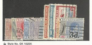 Bahamas, British, Postage Stamp, #102//115 (13 Different) Used, 1938-46