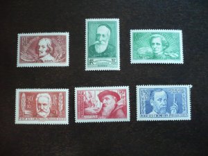 Stamps - France - Scott# B48-B53 - Mint Hinged Set of 6 Stamps