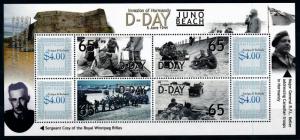 [78486] Antigua & Barbuda 2009 World War II D-Day Invasion Normandy Sheet MNH