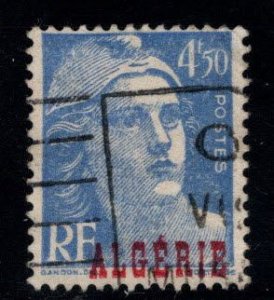 ALGERIA Scott 204 Used overprinted stamp