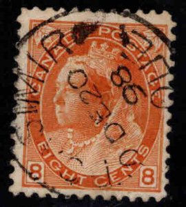 Canada Scott 82  Used 1897 Queen Victoria 8c stamp nice centering