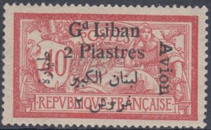 LEBANON Sc# C5 VLH OVERPRINT 2p on 40c