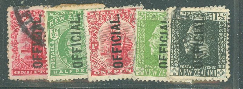 New Zealand #O32/O43 Used Multiple