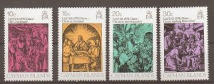 CAYMAN ISLANDS SG459/62 1978 EASTER MNH