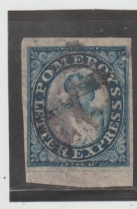 US Scott #117L3 Used Margin Copy Genuine Pomeroy’ s Letter Express CV.$500.