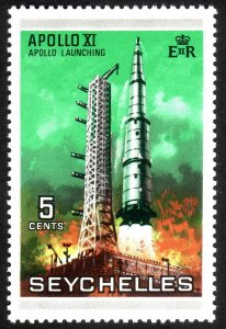 1969, Seychelles 5c, MNH, Sc 252