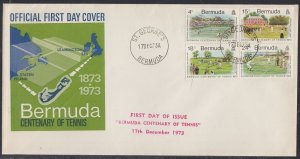 Bermuda Scott 304-7 FDC - Centenary of Tennis