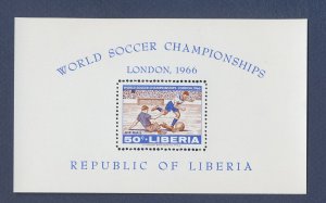 LIBERIA - Scott C172  - MNH S/S - World Cup Soccer - 1966