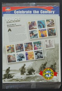 U.S. Mint Stamp Scott #3186 33c Celebrate Century 1940s USPS Original Packaging