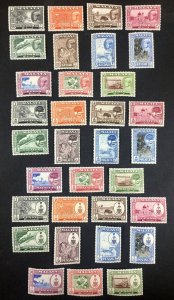 MOMEN: MALAYA 1957 3 SETS PENANG/KEDAH/MALACCA MINT OG NH LOT #68181