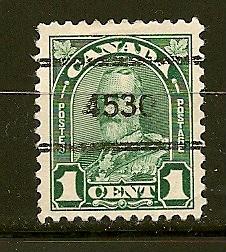 Canada #163xx 4530 Precancel Used r/