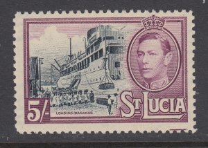 St. Lucia, Scott 124 (SG 137), MLH