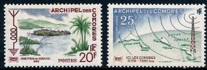 Comoro Islands 1960 Radio Station (2v Cpt) MNH CV$5+