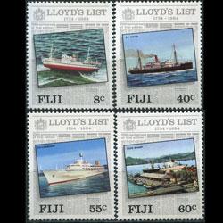 FIJI 1984 - Scott# 509-12 Lloyds List Set of 4 NH