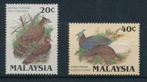 [17604] Malaysia 1986 Birds Vögel Oiseaux Ucelli MNH