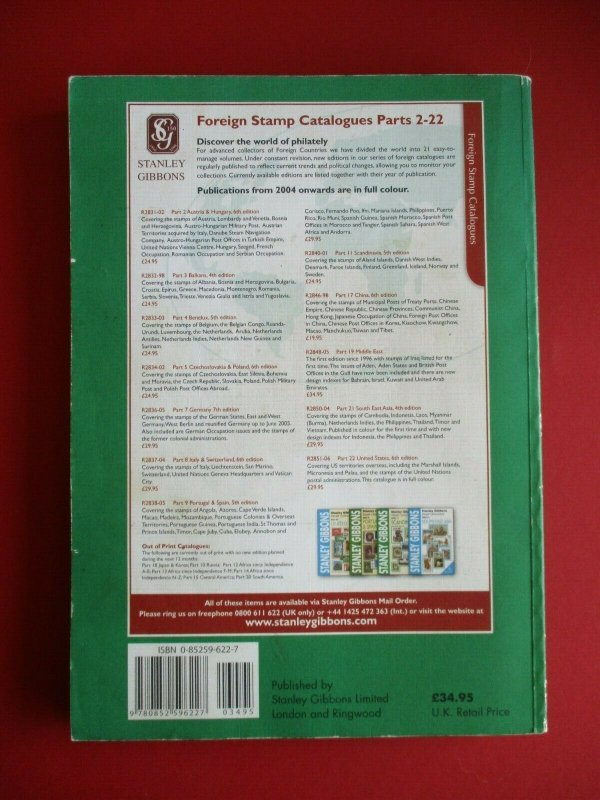 Stanley Gibbons France Stamp Catalogue Part 6 6th Edition 2006