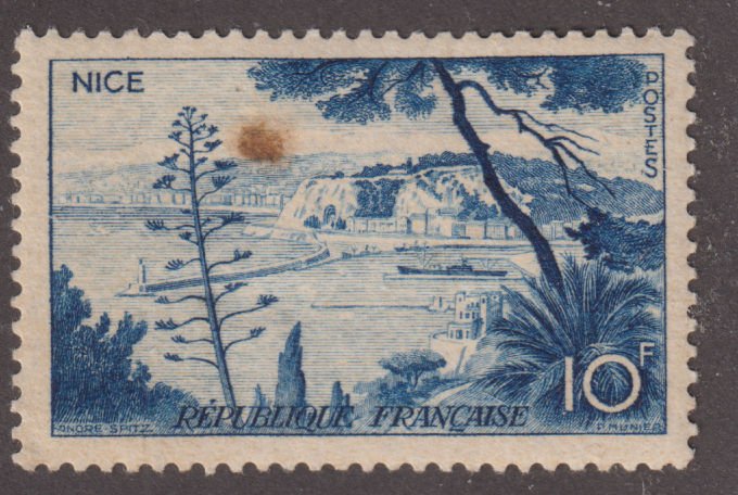 France 776 Nice 10Fr 1955