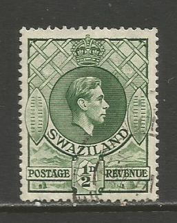 Swaziland   #27  used  (1938)  c.v. $1.25