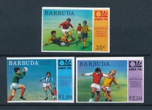 [112177] Barbuda 1974 World Cup football soccer Imperf. MNH