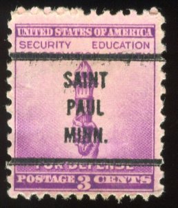 US Scott 901 Used NH Precancel Saint Paul, MIN