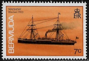 Bermuda #484 MNH Stamp - Shipwreck