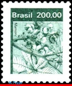 1678a BRAZIL 1982 - ECONOMIC RESOURCES, CASTOR BEANS, MAMONA, PLANTS RHM 627 MNH