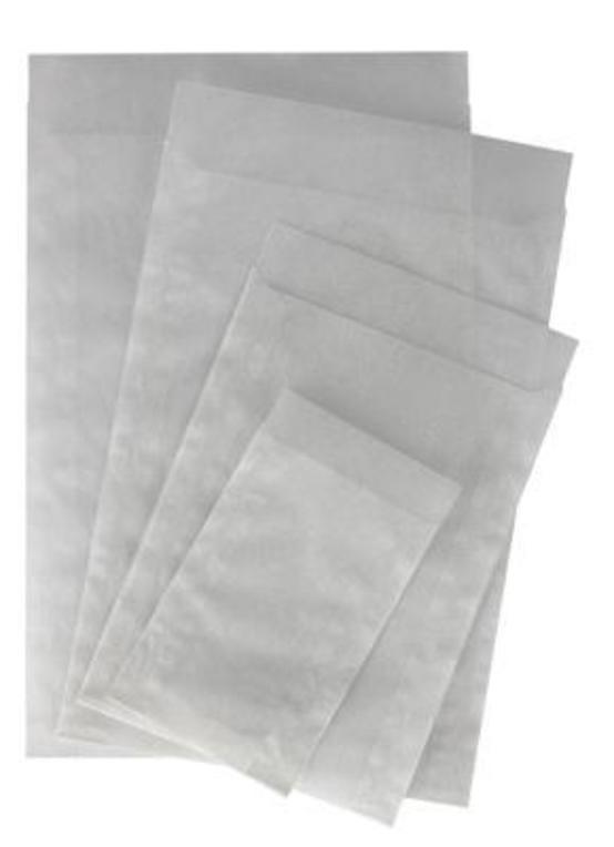 50 X Glassine Envelopes 63mm x 93mm for Stamps Collecting, Storage and Mailing