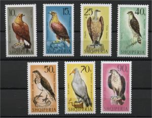 ALBANIA, BIRDS (Falconiformes) 1966, MNH SET	