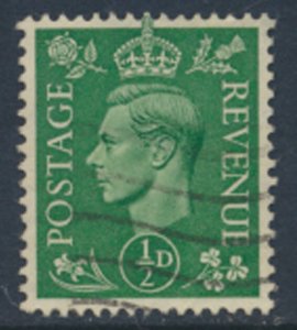 Great Britain SC# 258   SG 485 George VI 1941  Used see detail and scan