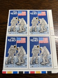 Scott#2419 Moon Landing-  $2.40 PB MNH 1989-US