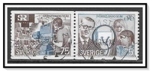 Sweden #1107a Broadcasting Pair Used