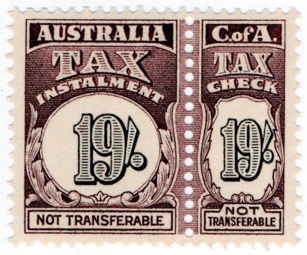 (I.B) Australia Revenue : Tax Instalment 19/-