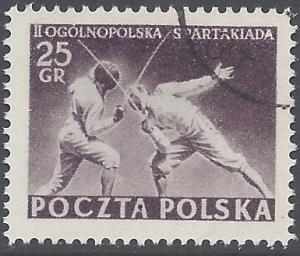Poland 1954 #628 Used