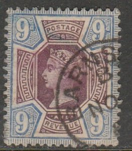 G.B. 120, 9p QUEEN VICTORIA. Used. F. (317)