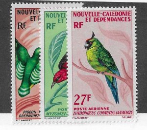 New Caledonia Sc #C48-C50 set of 3 birds NH VF