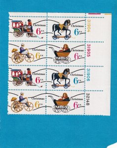 US 1418c mnh og pb of eight, precanceled