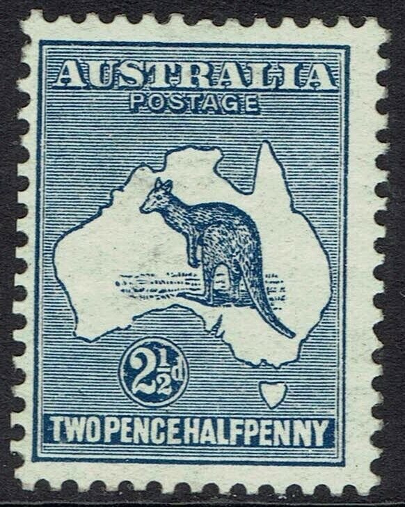 AUSTRALIA 1913 KANGAROO 21/2D 1ST WATERMARK