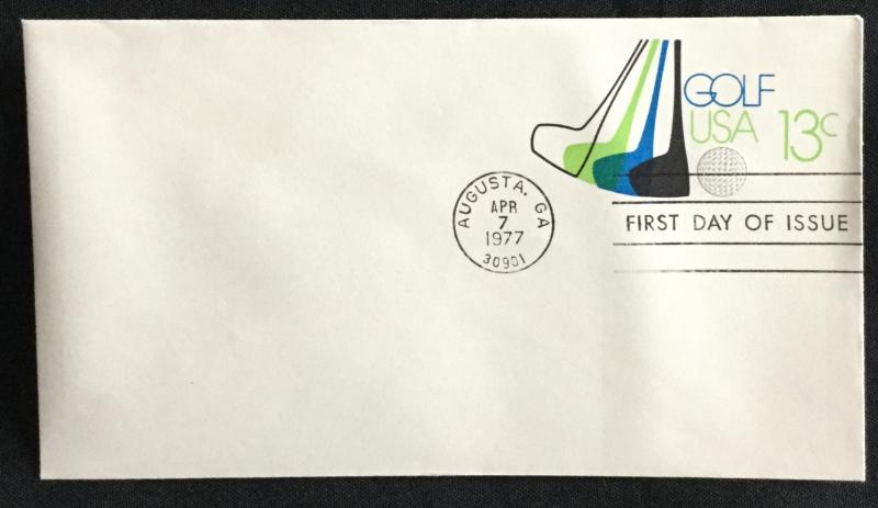 US #U583 Unused FDC Entire Envelope Golf SCV $1.50 L21