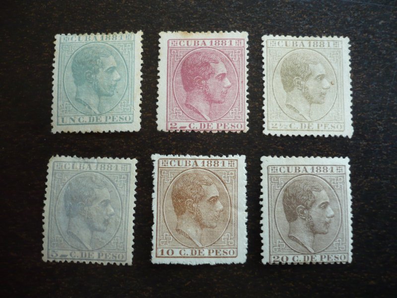 Stamps - Cuba - Scott# 94-99 - Mint set of 6 Stamps