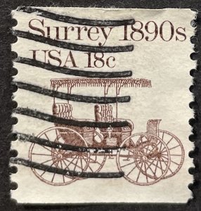 US #1907 Used Coil F/VF 18c Surrey 1890s - 1981 [G18.4.3]