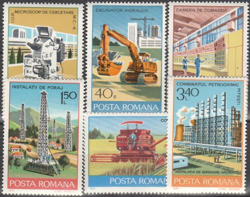 Romania #2784-9 MNH  (S447L)