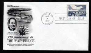 U.S. 1977 FDC Peace Bridge!
