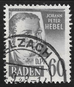 Germany #5N25 60dpf Johann Peter Hebel