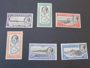 Ascension Islands 1934 Sc 23-8 MNH(26MH)