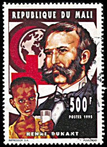 Mali 689, postally used, Henri Dunant, Founder of Red Cross