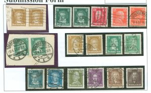 Germany #351-62  Single (Complete Set)