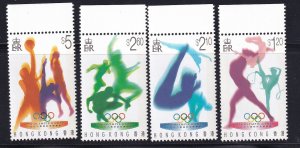 Hong Kong 1996 , MNH Olympic set  # 739-742