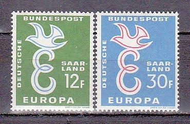 Saar 317-8 1958 Europa Cpl MH